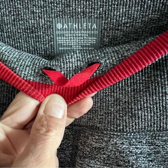 ATHLETA Seamless Andes Tight Heathered Gray Leggings - Picture 8 of 10